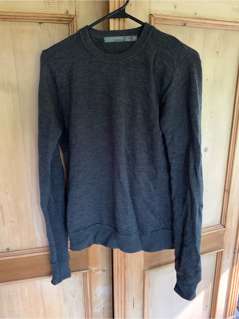 Icebreaker Charcoal Merino Crew Sweater
